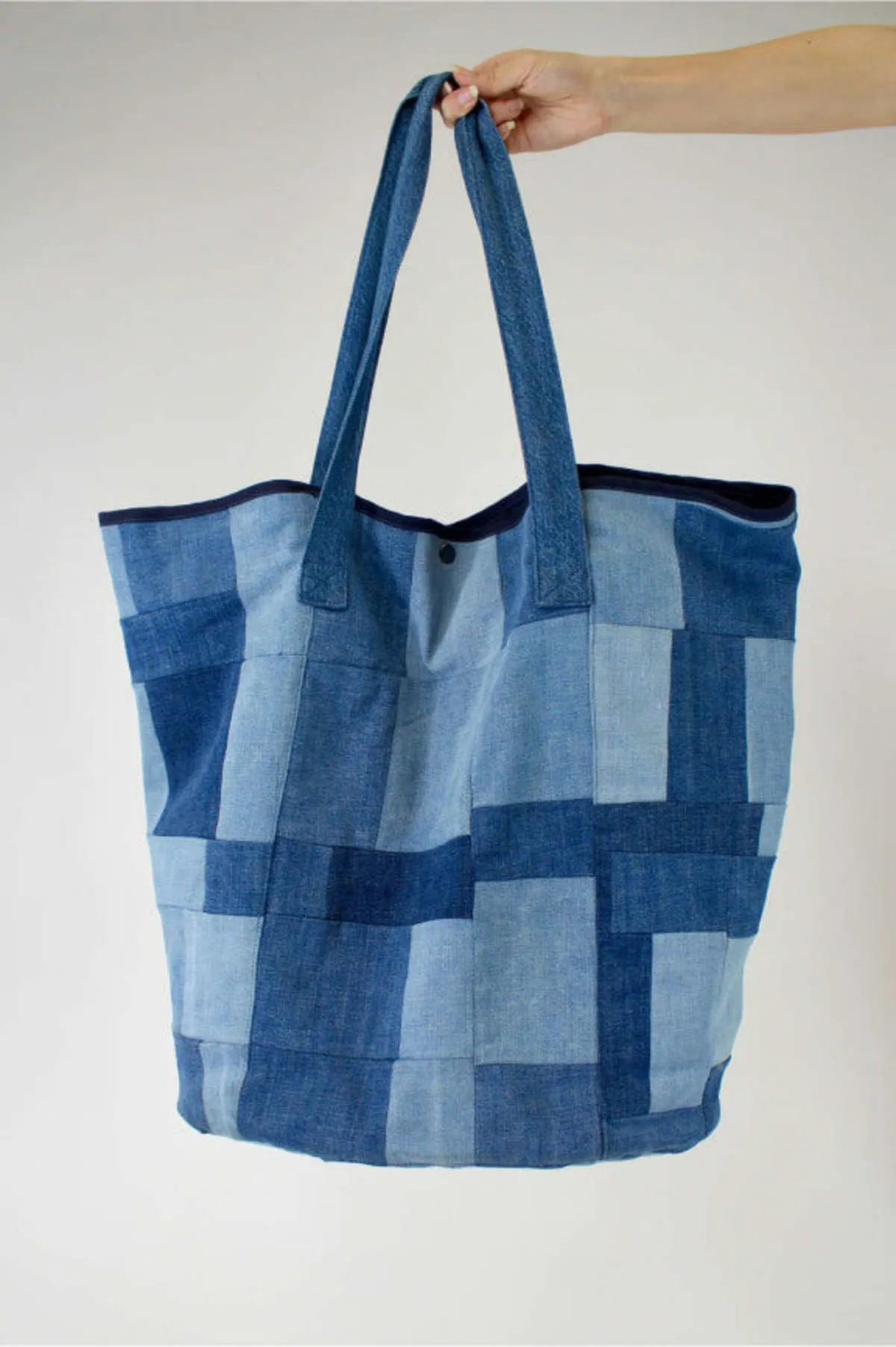 Porter Blue X People of Leisure Scrapwork Tote Bag