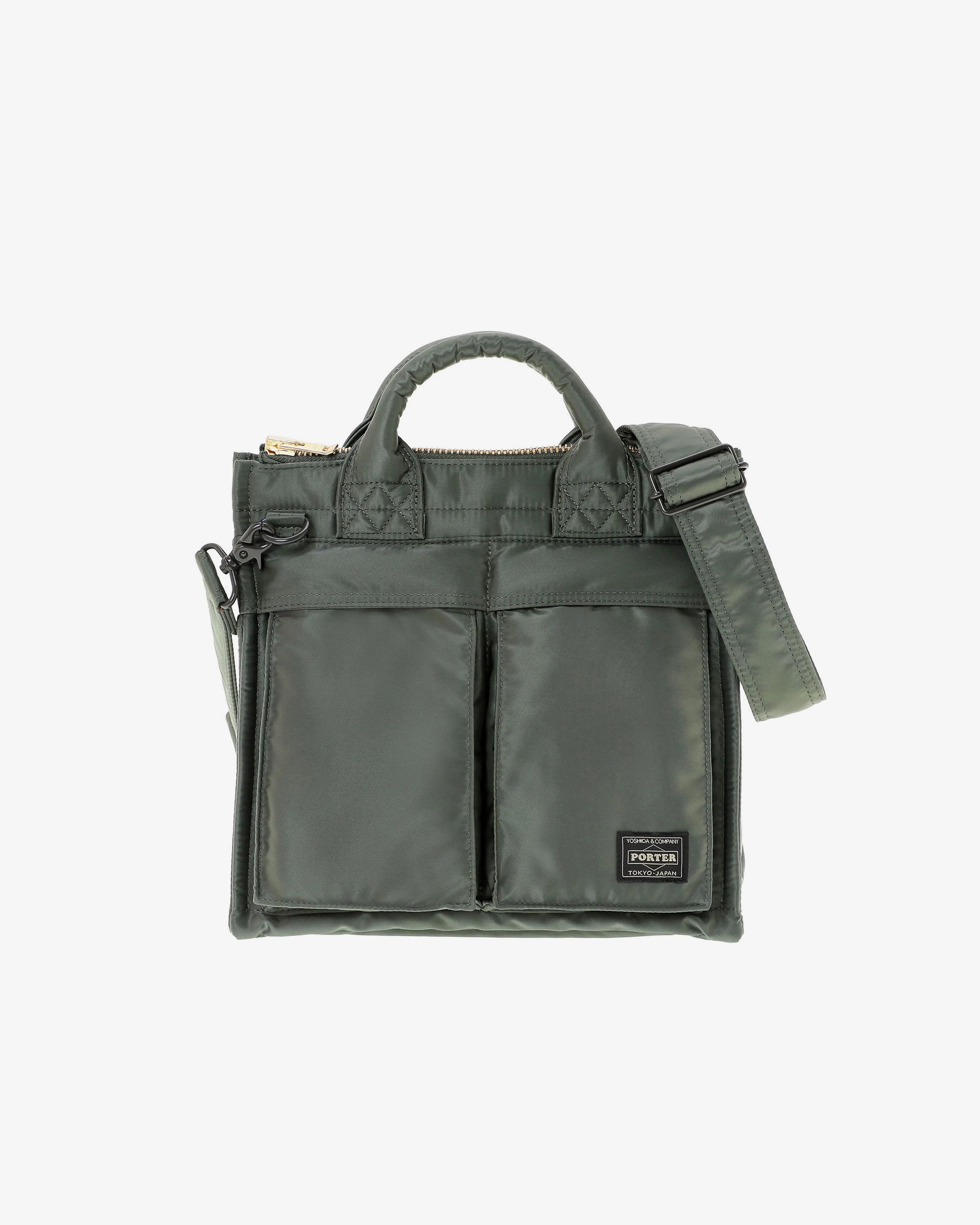 Porter Yoshida & Co. Tanker Square Tote Bag  Green