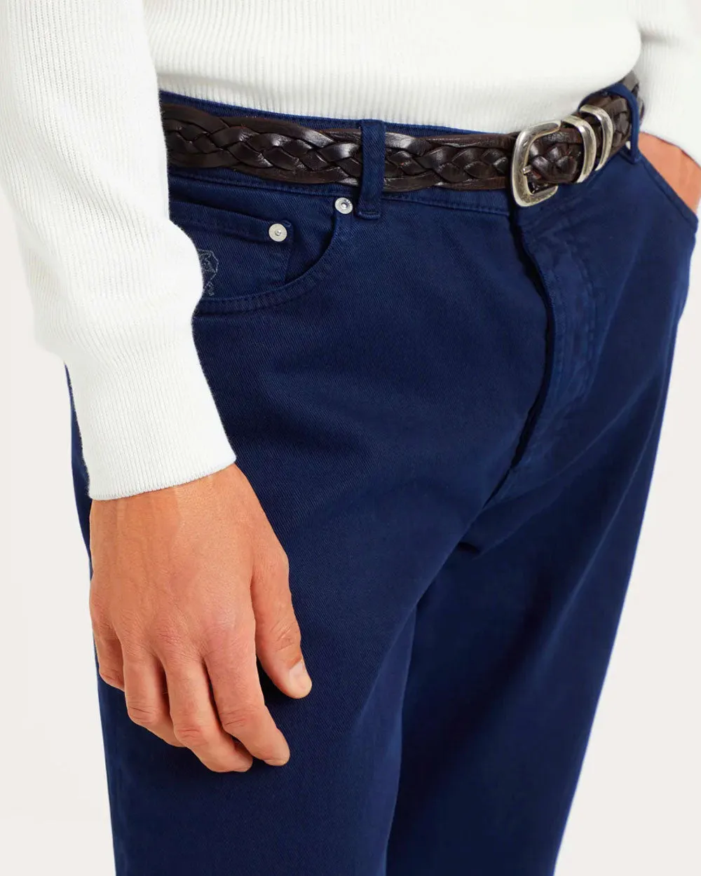 Prussia Blue Casual Pants