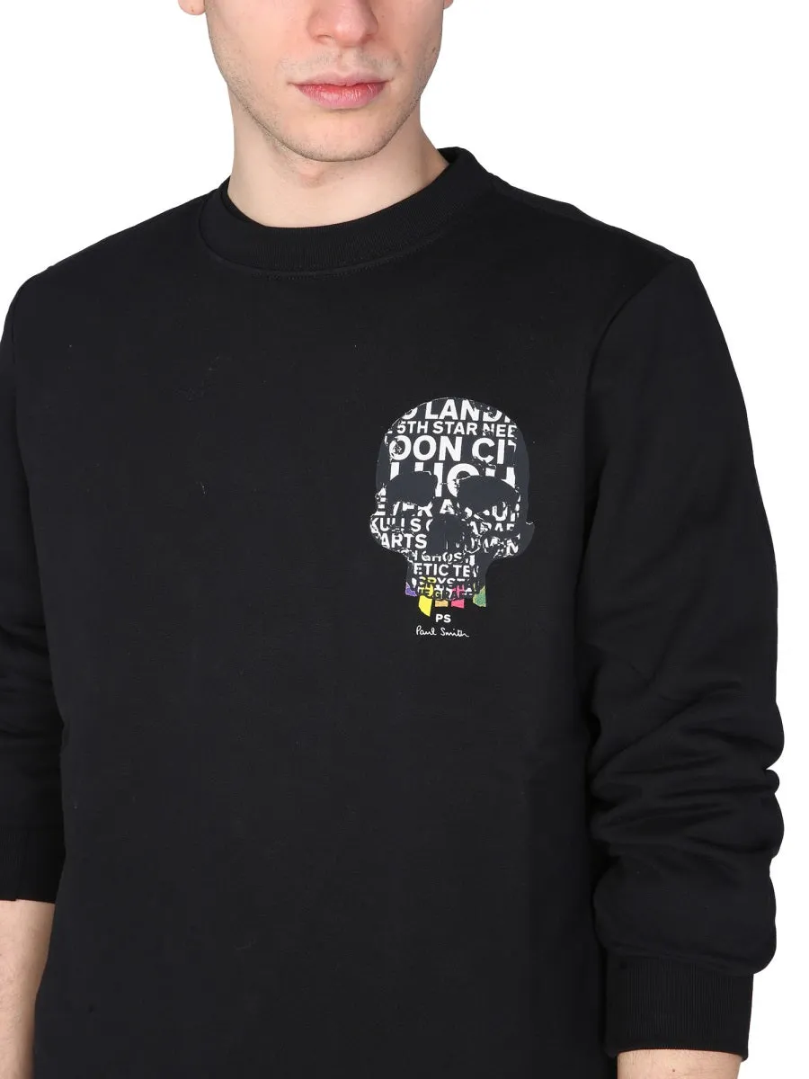 PS Paul Smith Printed Crewneck Sweatshirt