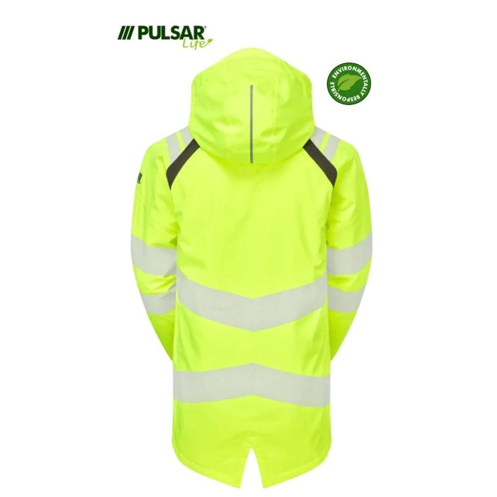 PULSAR® LIFE LFE968 GRS Women's Waterproof Hi-Vis Insulated Parka Yellow