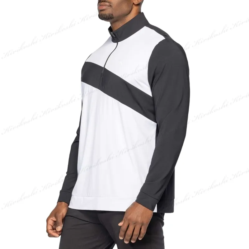 PXG  |Pullovers Nylon Bi-color Long Sleeves Logo Tops