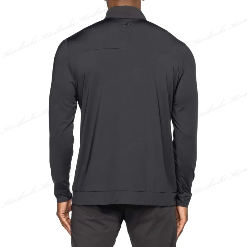 PXG  |Pullovers Nylon Bi-color Long Sleeves Logo Tops