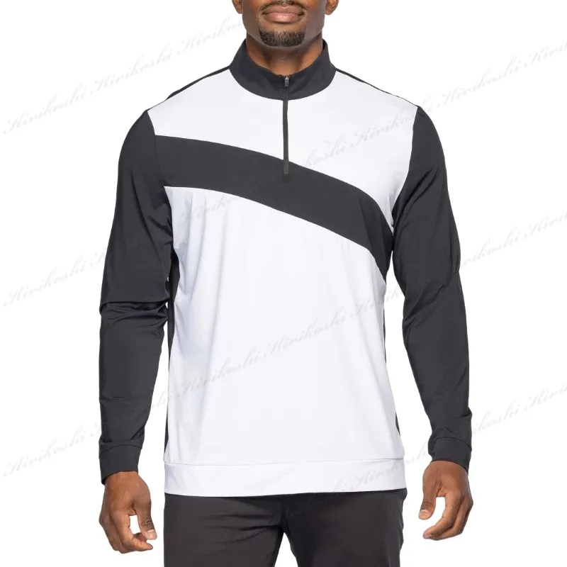 PXG  |Pullovers Nylon Bi-color Long Sleeves Logo Tops