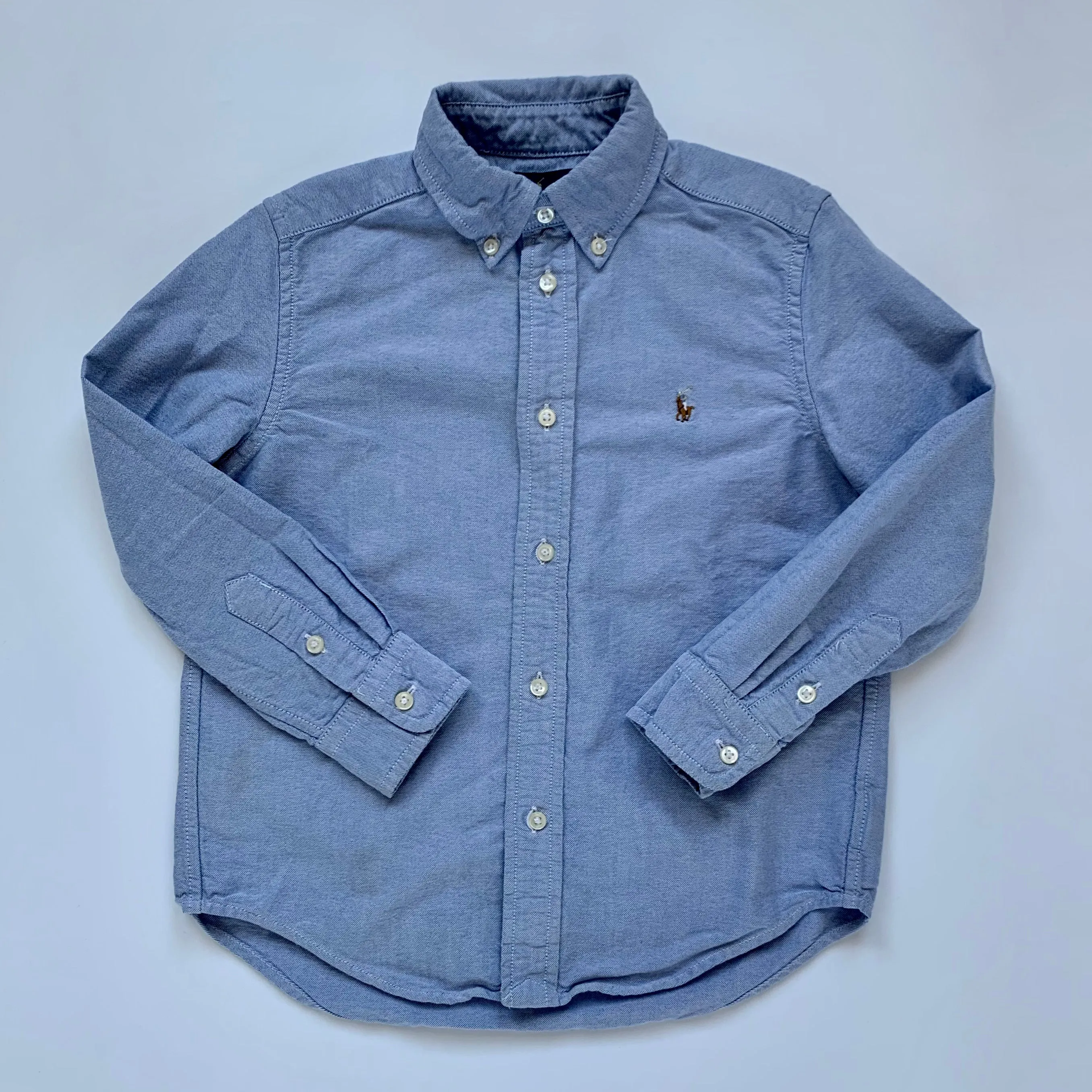 Ralph Lauren Blue Chambray Shirt: 5 Years