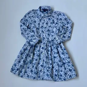 Ralph Lauren Blue Floral Shirtdress: 6 Years