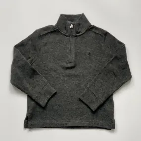 Ralph Lauren Dark Grey Jumper With High Neck Zip: 4 Years