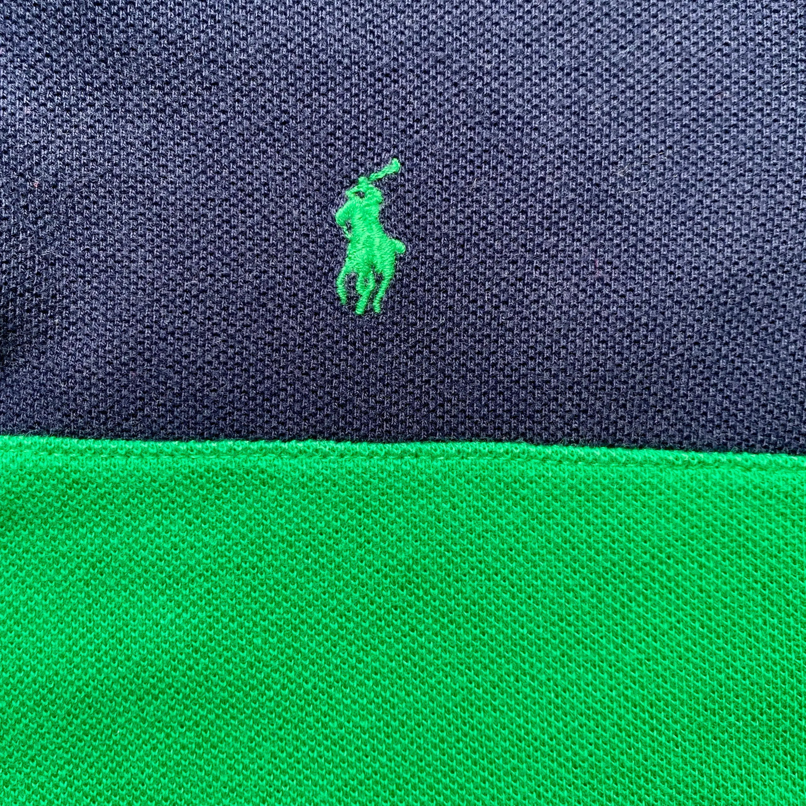 Ralph Lauren Navy And Green Polo Shirt: 5 Years