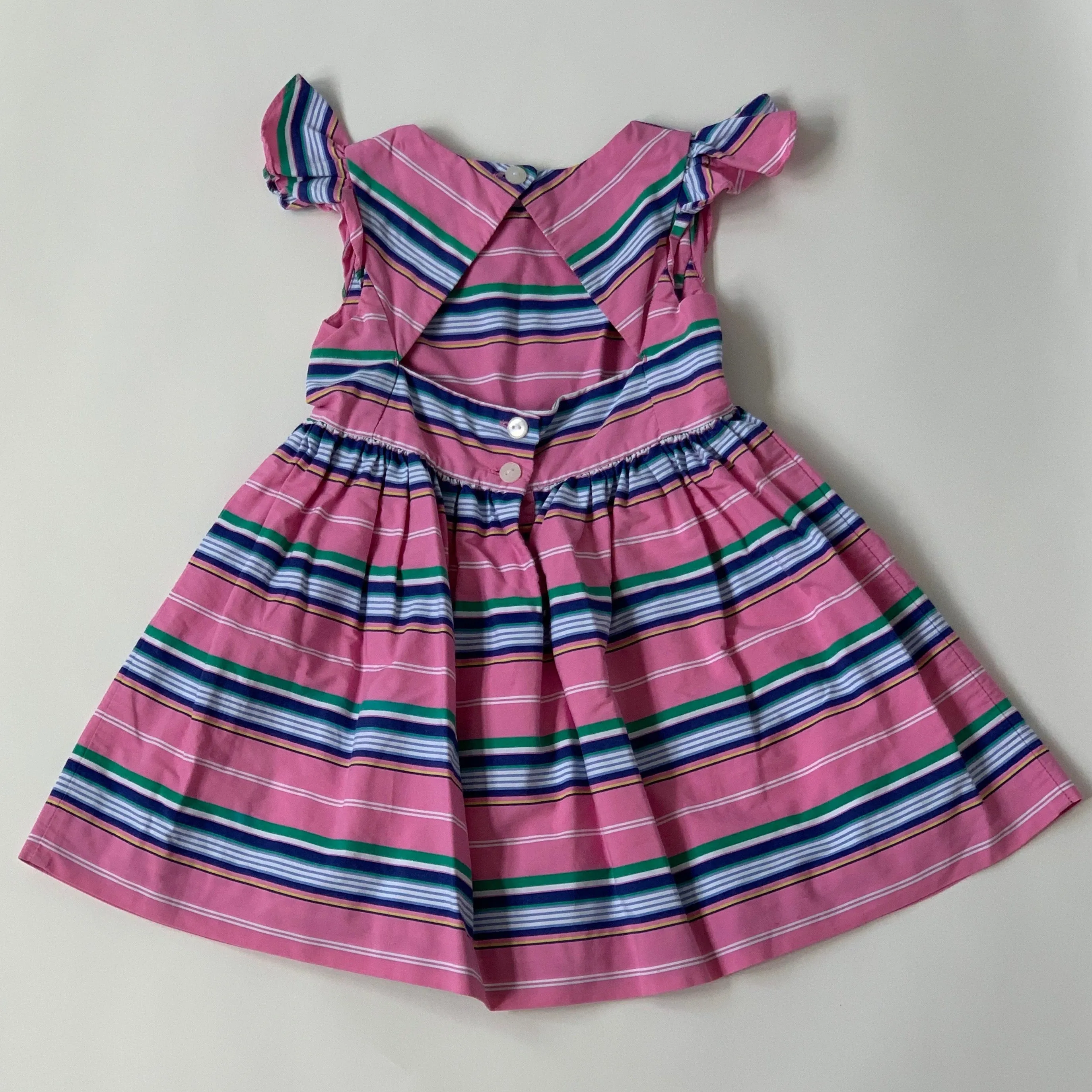 Ralph Lauren Pink & Blue Stripe Dress: 2 Years