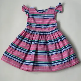 Ralph Lauren Pink & Blue Stripe Dress: 2 Years