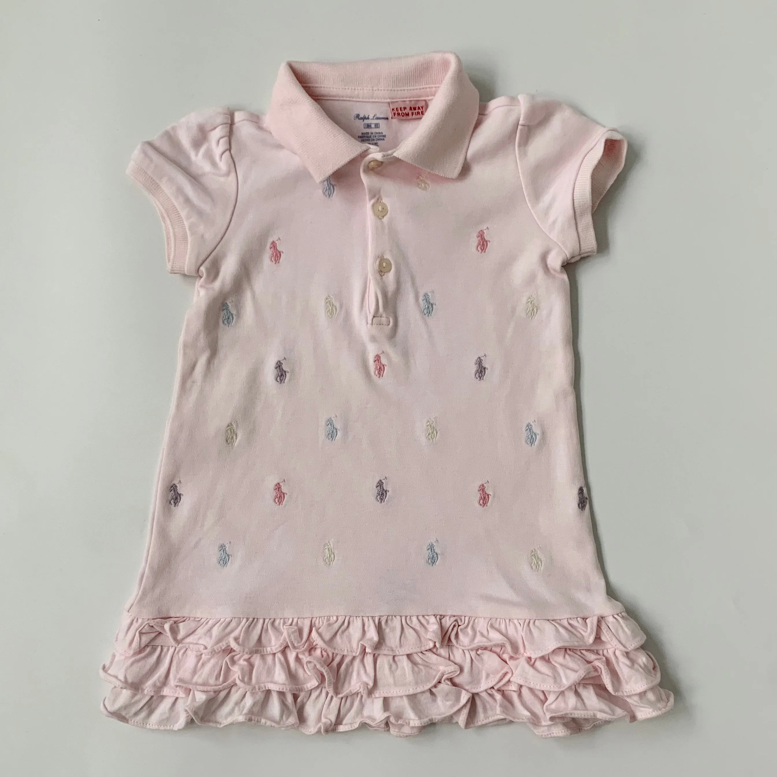 Ralph Lauren Pink Polo Dress : 18 Months