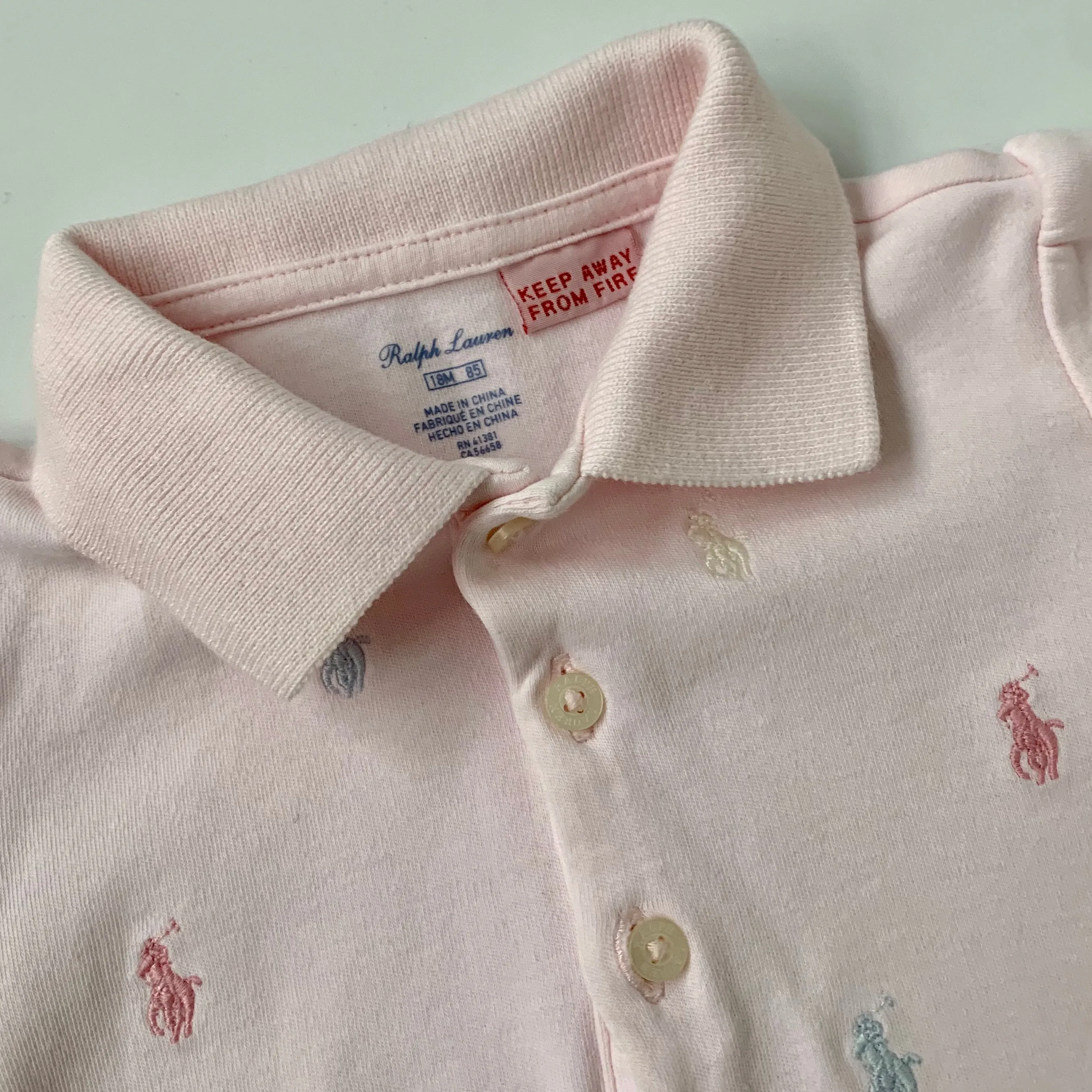 Ralph Lauren Pink Polo Dress : 18 Months