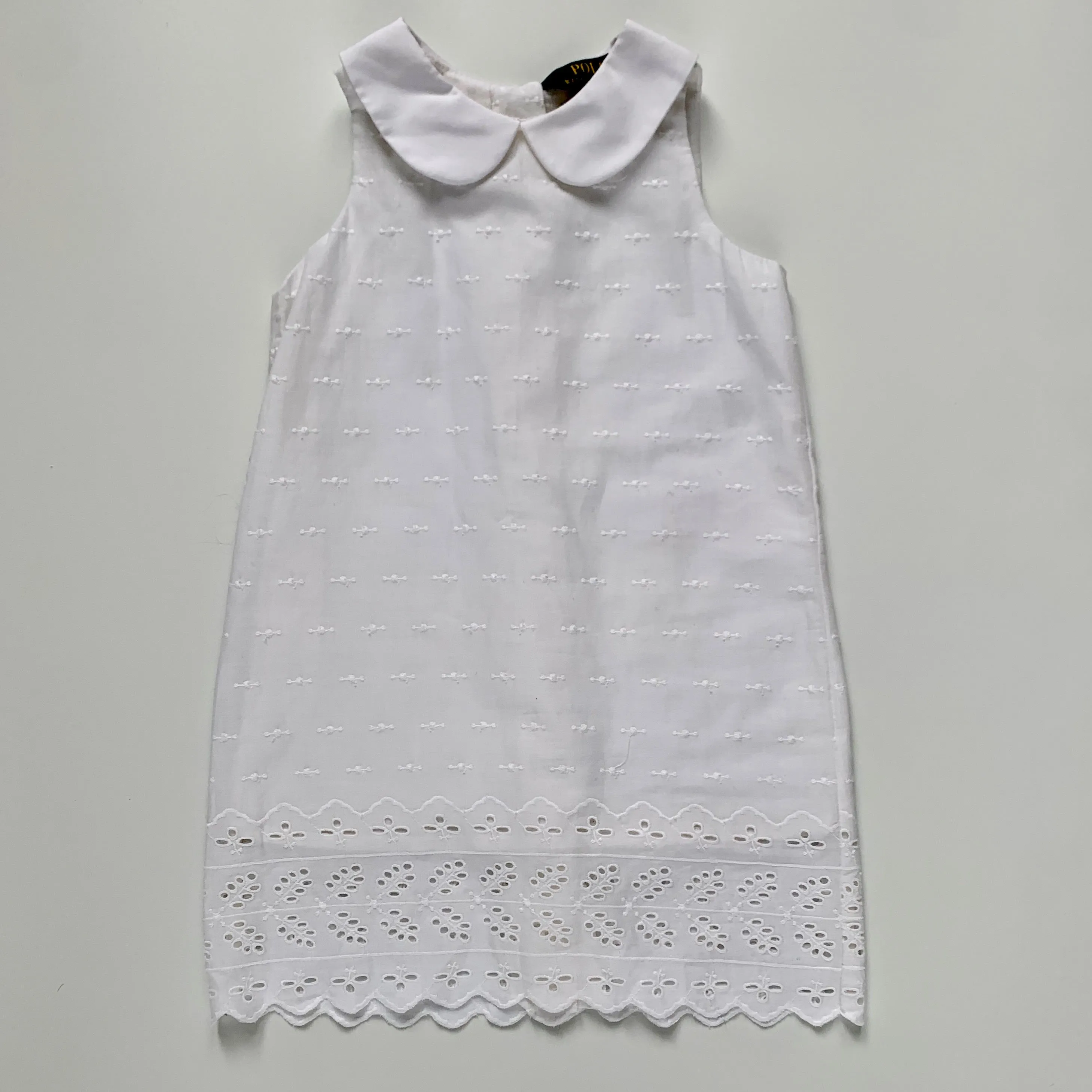 Ralph Lauren White Broderie Anglaise Dress: 2 Years