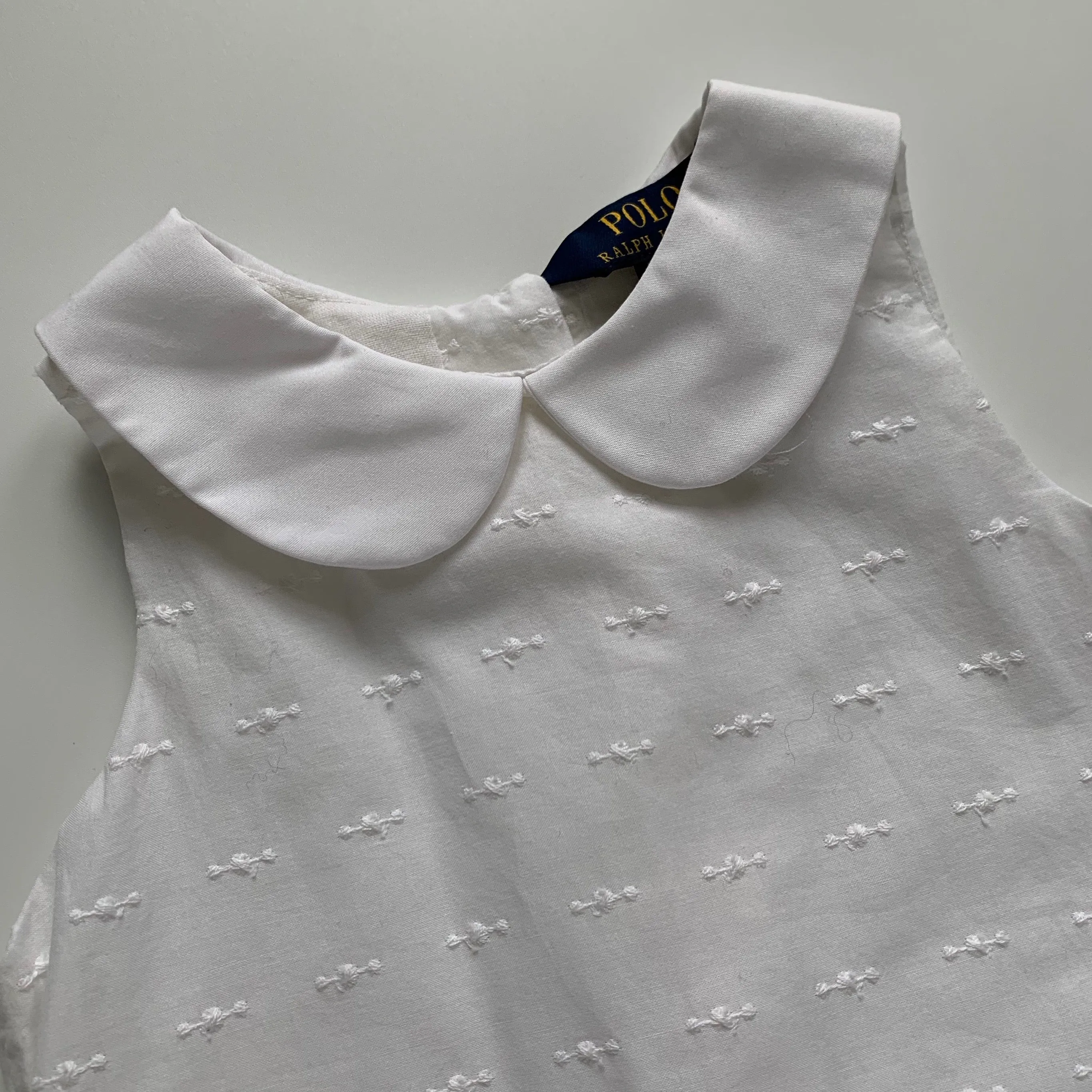 Ralph Lauren White Broderie Anglaise Dress: 2 Years