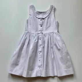 Ralph Lauren White Dress With Button Detail: 4 Years