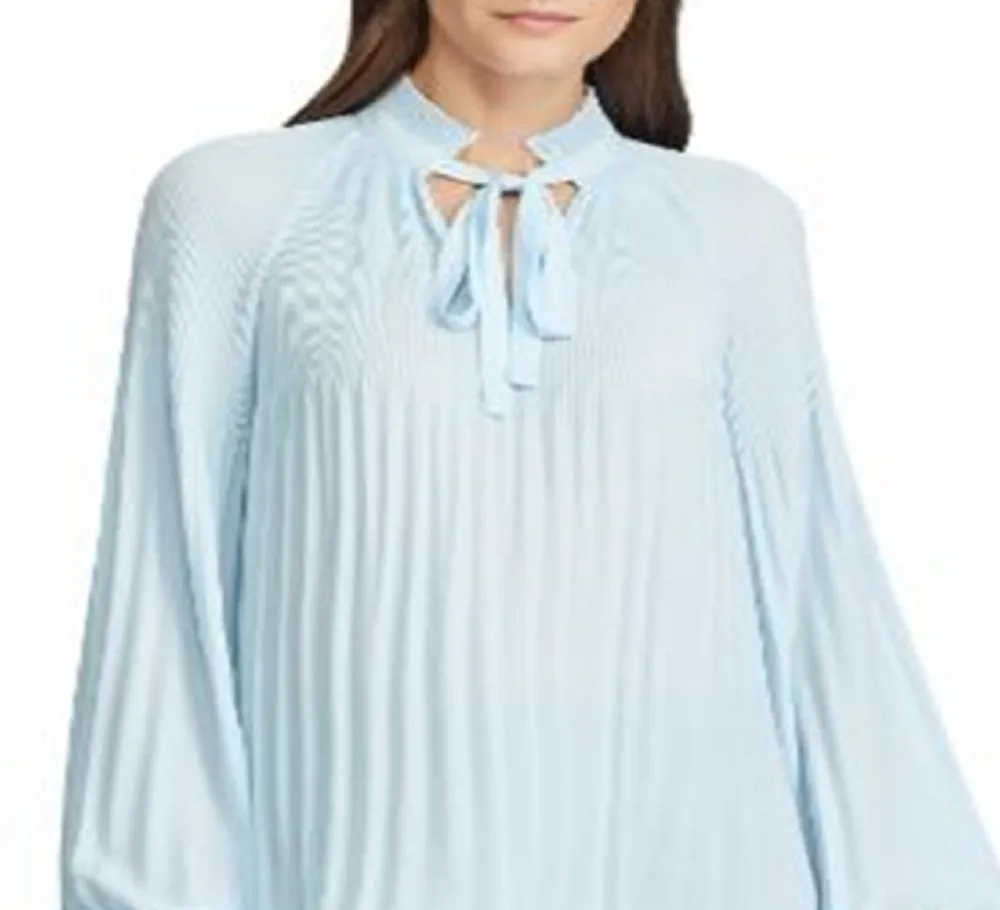 Ralph Lauren Women's Georgette Top Blue Size Small