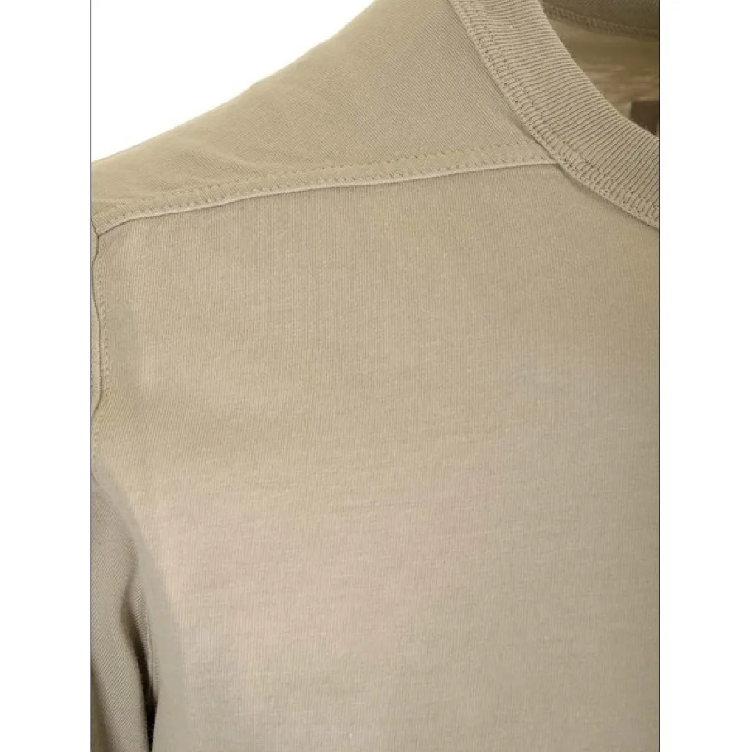 RICK OWENS  |Crew Neck Pullovers Plain Cotton Short Sleeves Designers