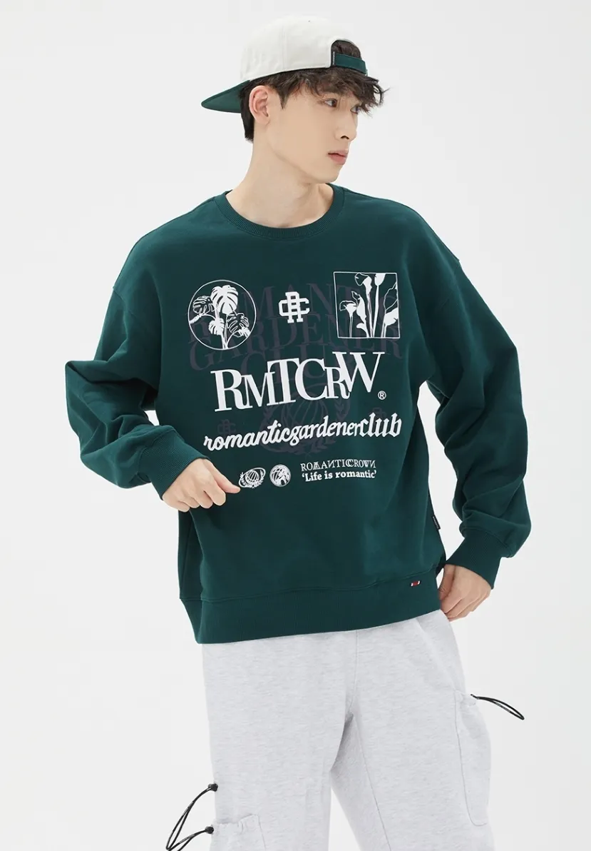 ROMANTIC CROWN  |Unisex Street Style Long Sleeves Sweatshirts