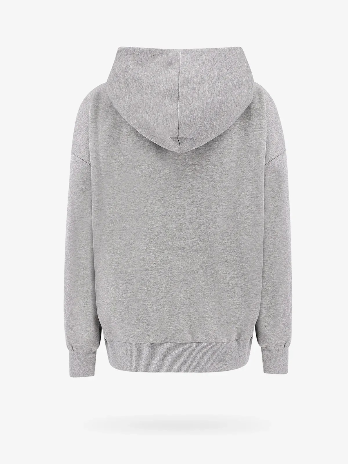 S Max Mara  |Rib Long Sleeves Plain Cotton Logo Hoodies & Sweatshirts