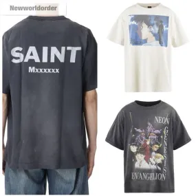 Saint Mxxxxxx  |Pullovers Unisex Street Style Collaboration Logo T-Shirts