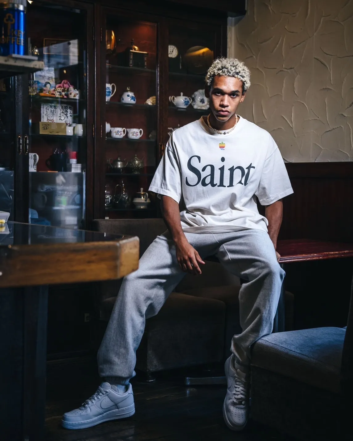 Saint Mxxxxxx  |Pullovers Unisex Street Style Cotton Logo T-Shirts