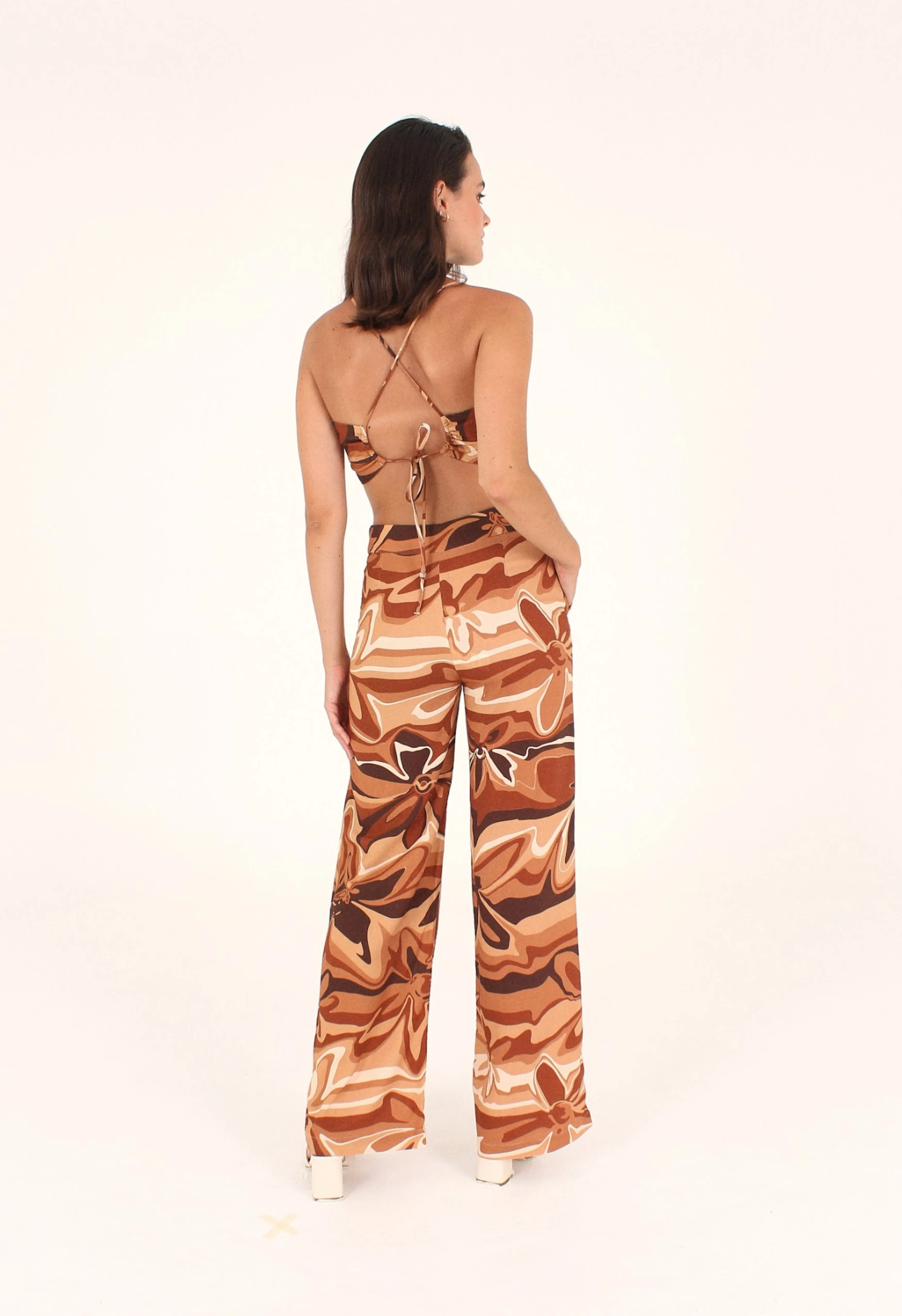 Salma Pants in Brown