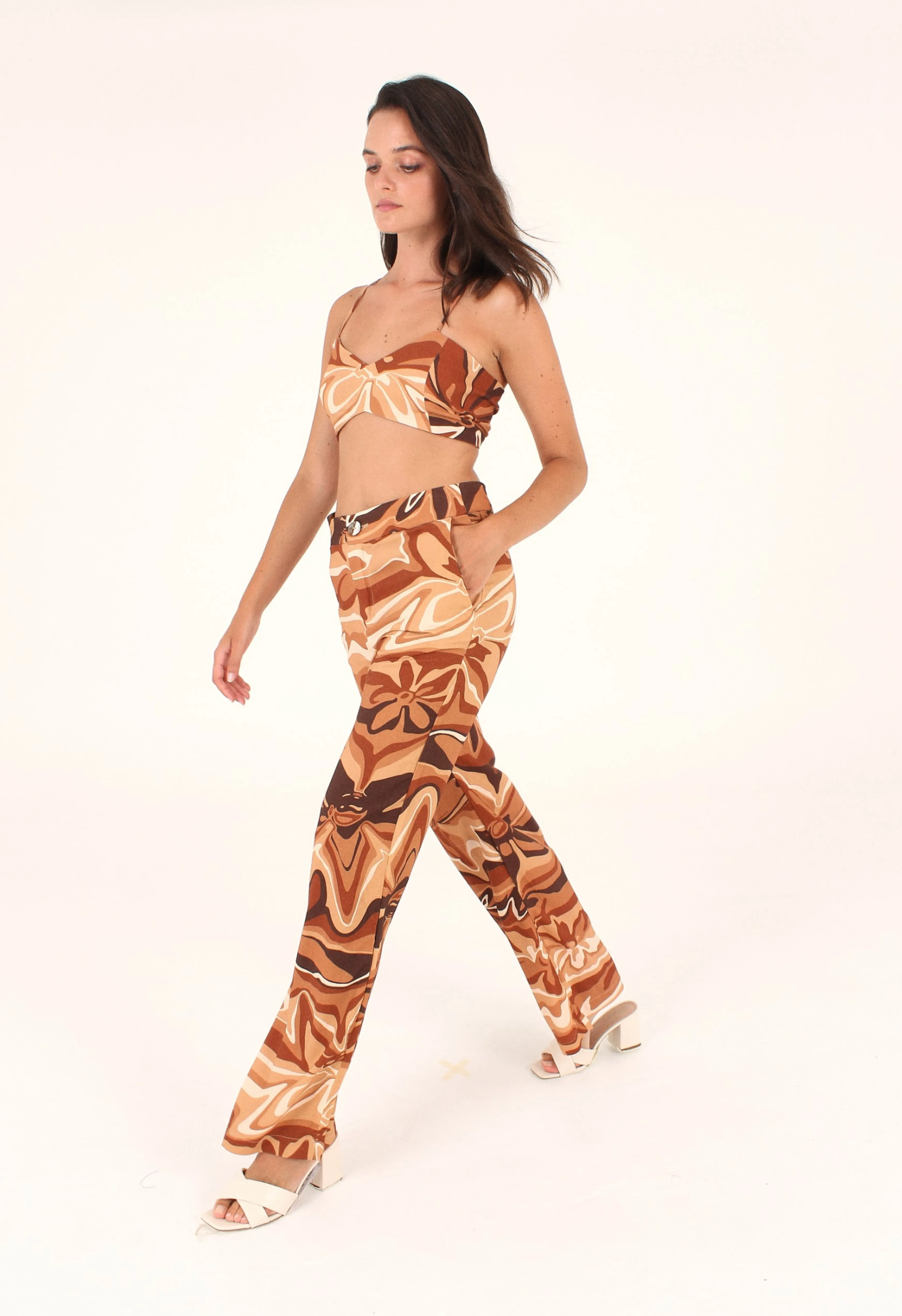 Salma Pants in Brown