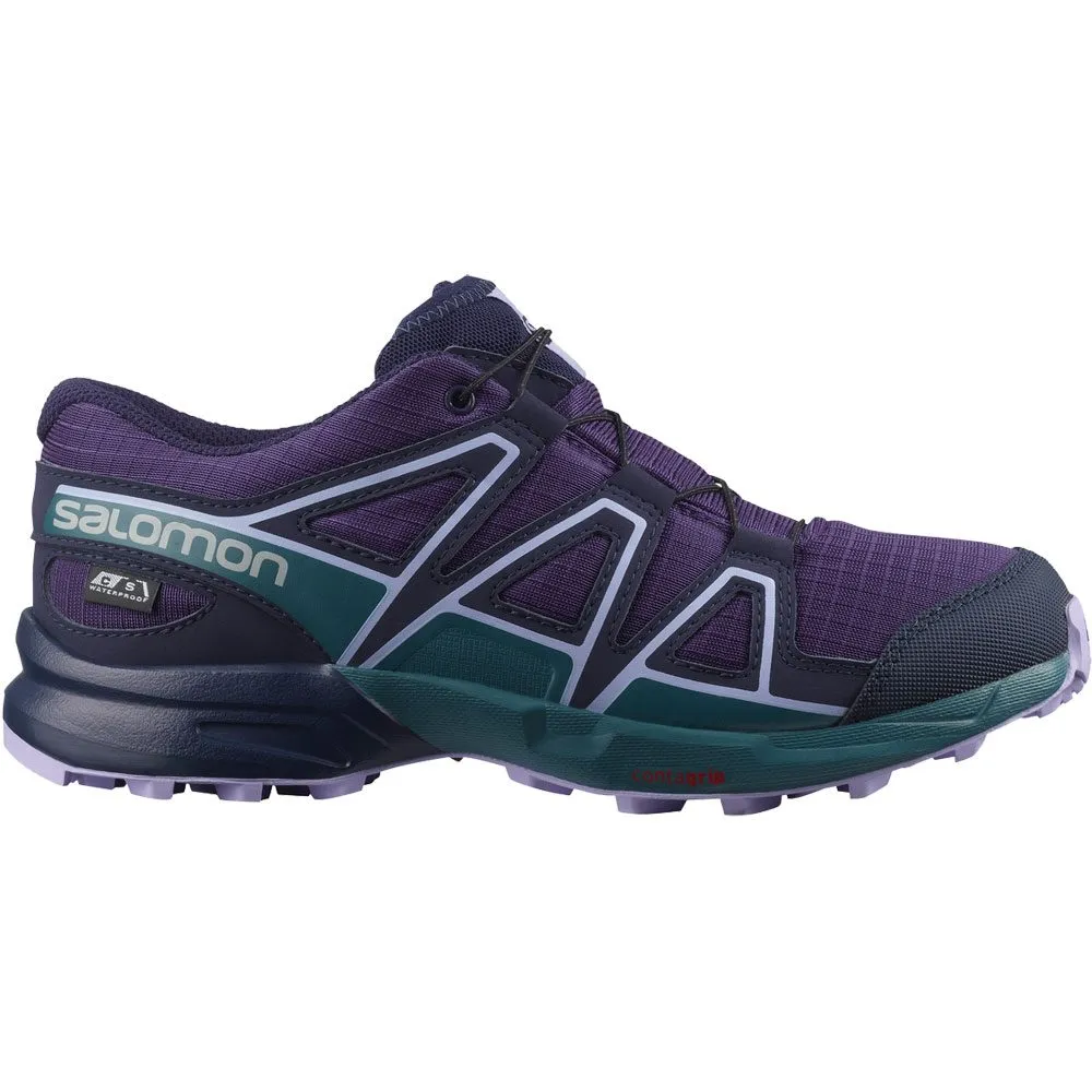 Salomon - Speedcross Climasalomon\u2122 Waterproof Trailrunning Shoes Junior grape mallard blue lavender