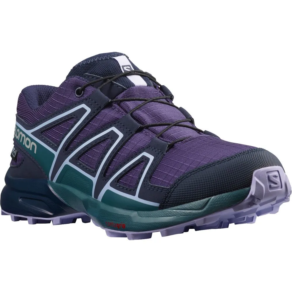 Salomon - Speedcross Climasalomon\u2122 Waterproof Trailrunning Shoes Junior grape mallard blue lavender