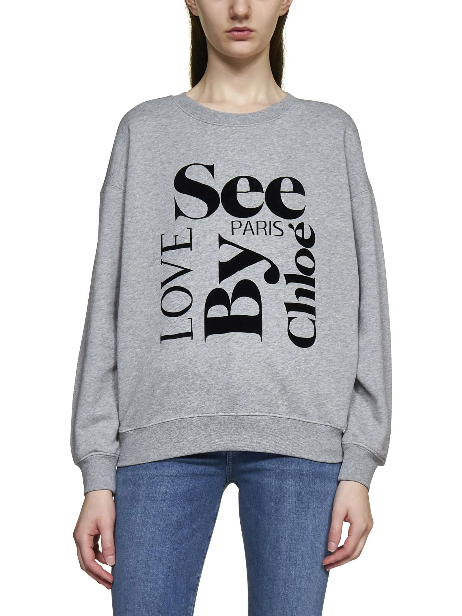 See By Chloé Logo Printed Crewneck Sweatshirt