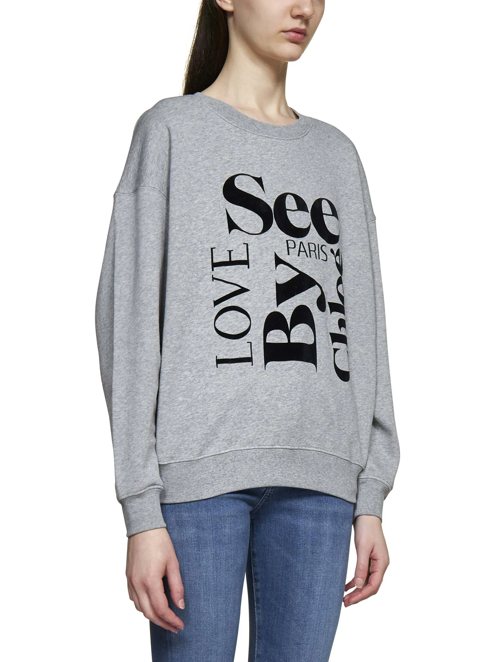 See By Chloé Logo Printed Crewneck Sweatshirt