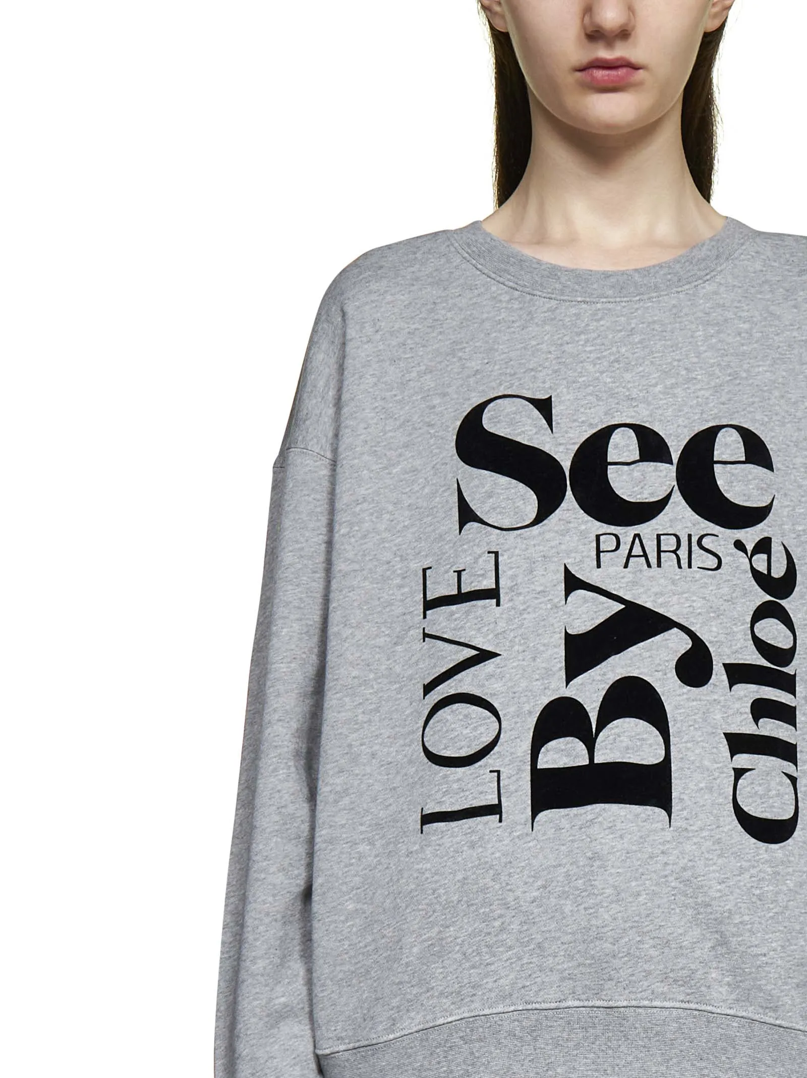 See By Chloé Logo Printed Crewneck Sweatshirt