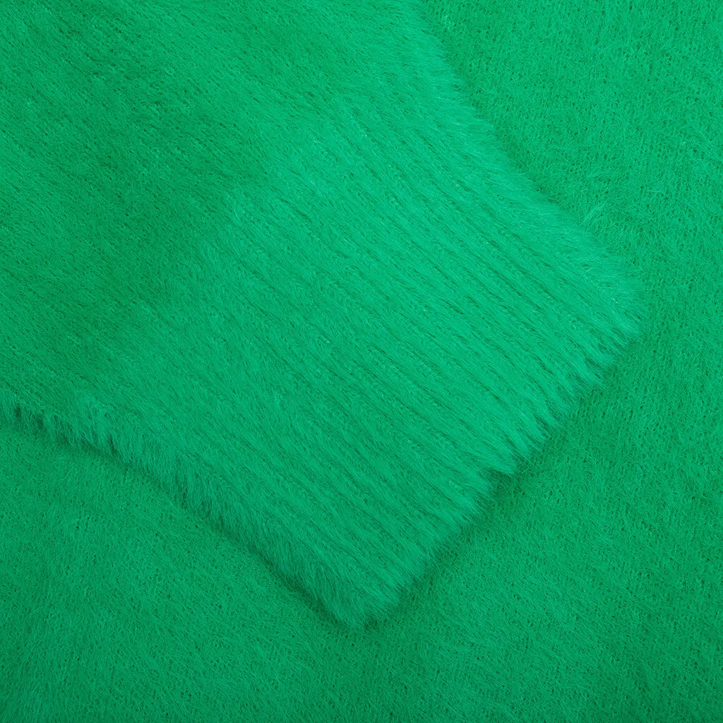 Shaggy Cardigan - Kelly Green