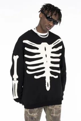 Skeleton Patches Sweater