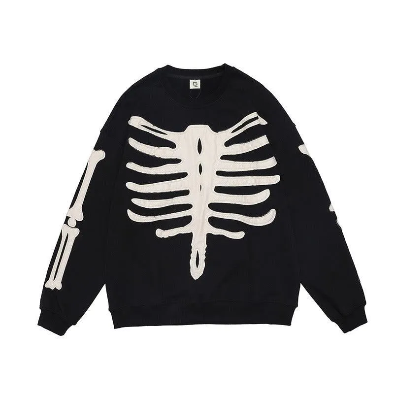 Skeleton Patches Sweater