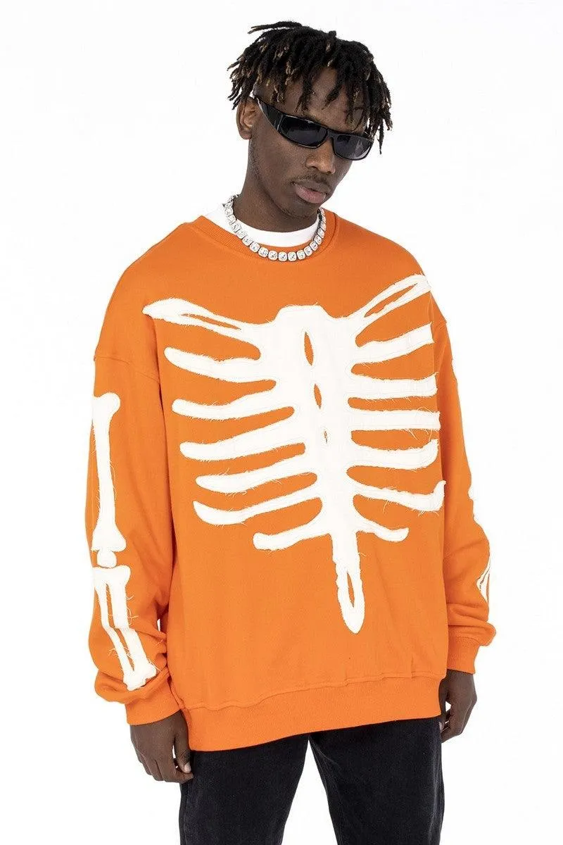 Skeleton Patches Sweater