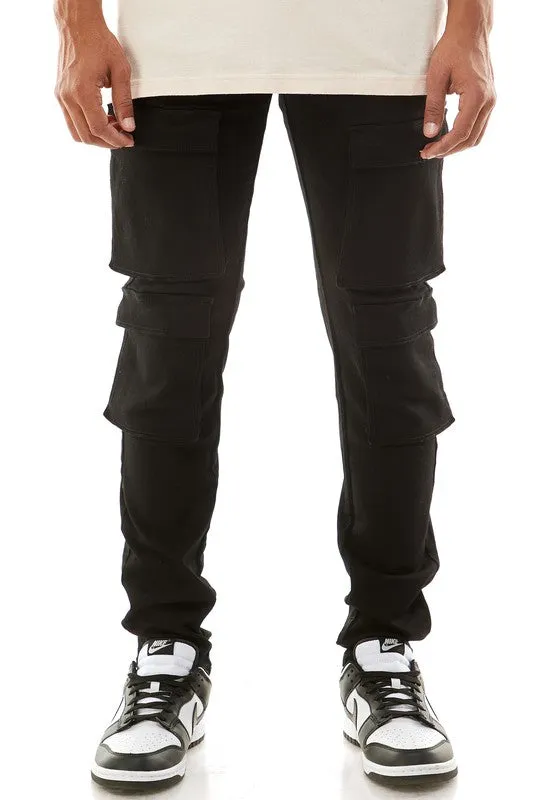 Skinny Double Cargo Pants