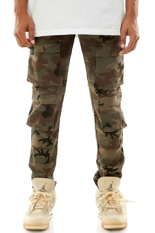 Skinny Double Cargo Pants