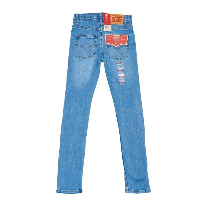 SKINNY TAPER STRETCH JEANS Kid Light denim