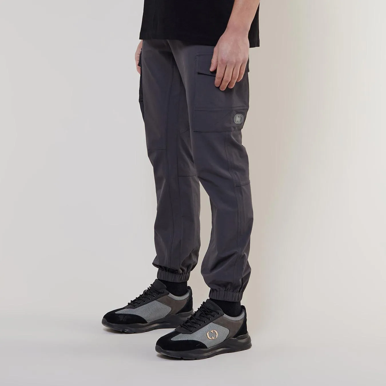 SOHO NYLON PANTS - CHARCOAL