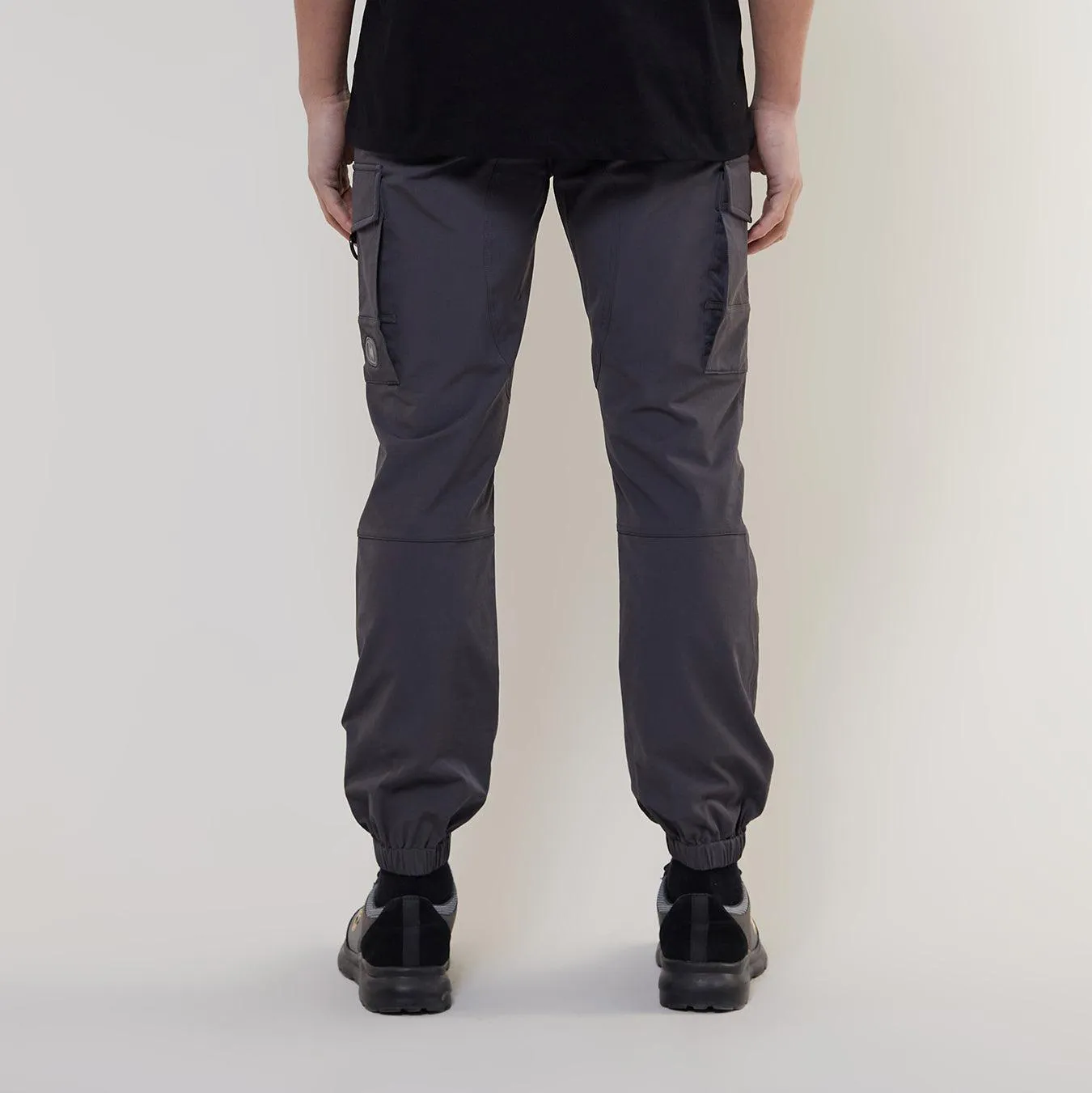 SOHO NYLON PANTS - CHARCOAL