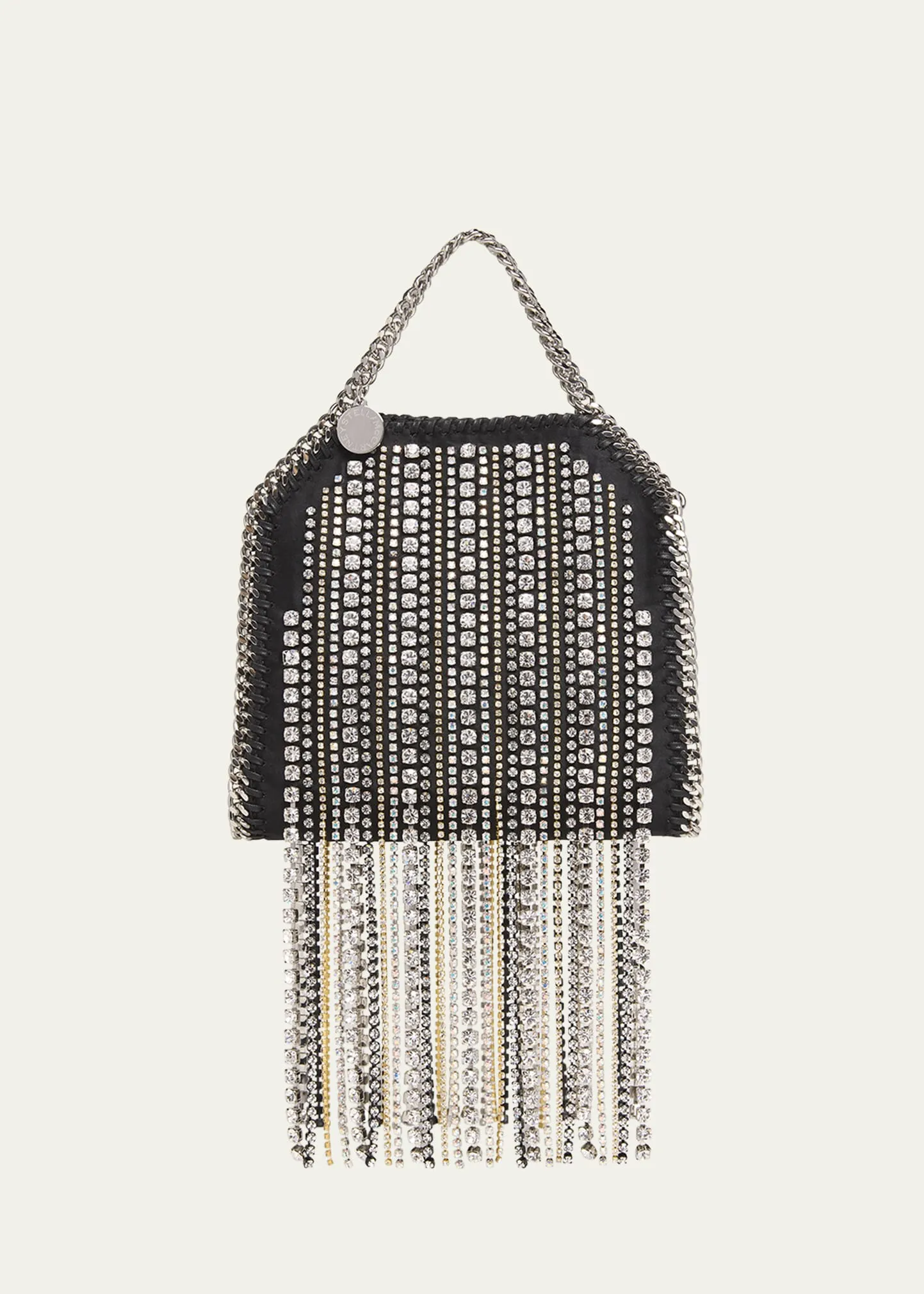 Stella McCartney Limited Edition Falabella Crystal Fringe Tiny Tote Bag