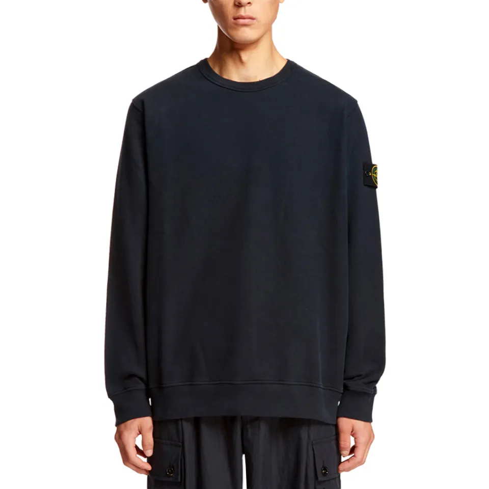 STONE ISLAND  |Crew Neck Pullovers Unisex Long Sleeves Cotton Logo