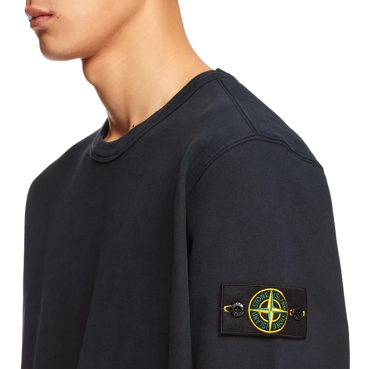 STONE ISLAND  |Crew Neck Pullovers Unisex Long Sleeves Cotton Logo