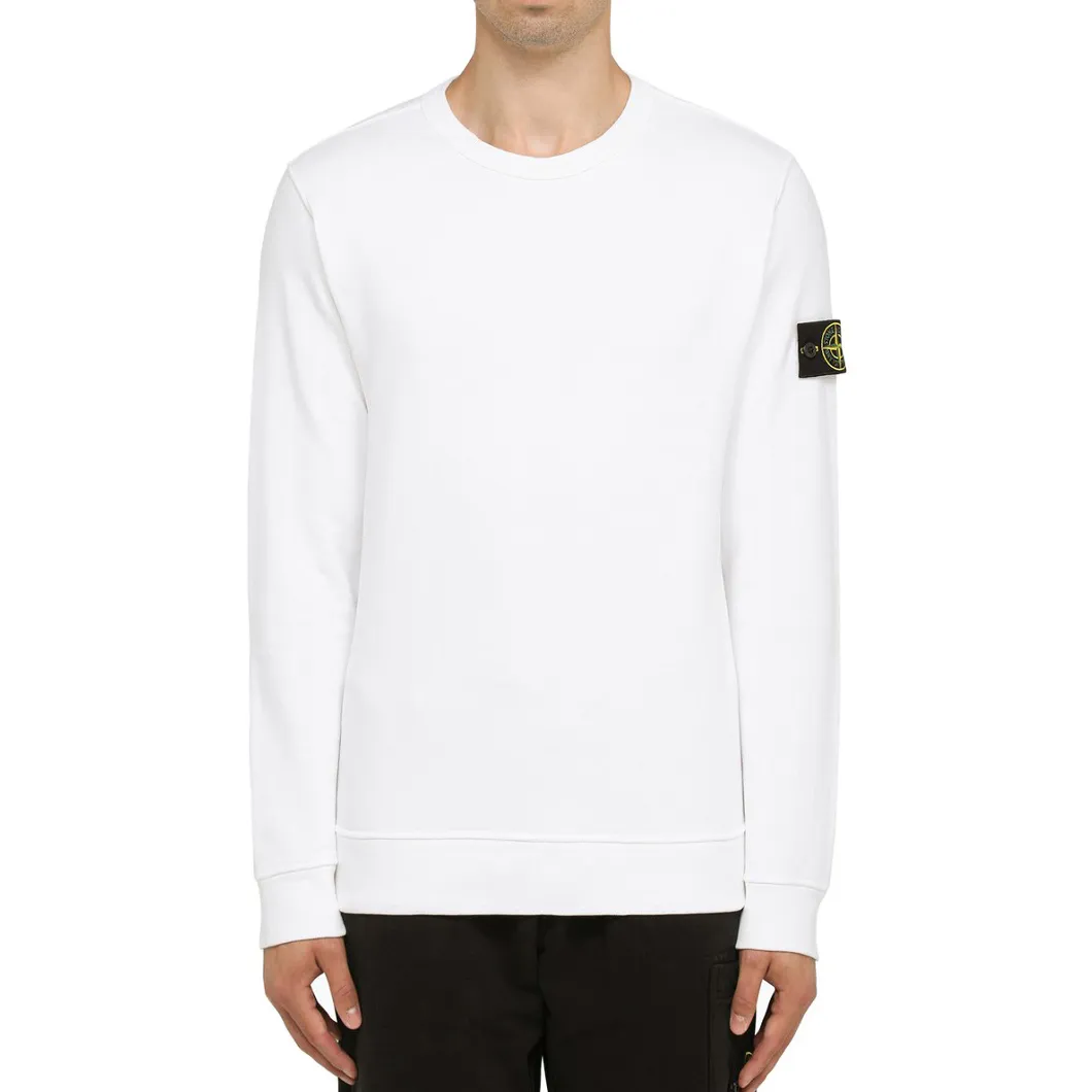 STONE ISLAND  |Crew Neck Pullovers Unisex Long Sleeves Cotton Logo