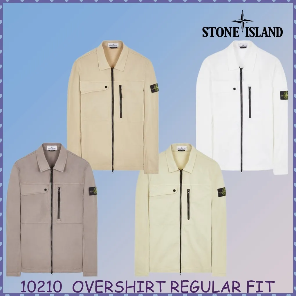 STONE ISLAND  |Pullovers Unisex Wool Cashmere Long Sleeves Plain Cotton