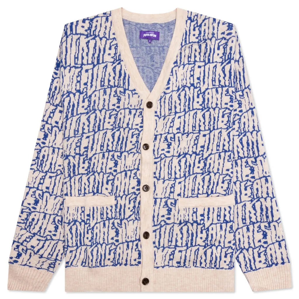 Stretched Stamp Cardigan - Ivory