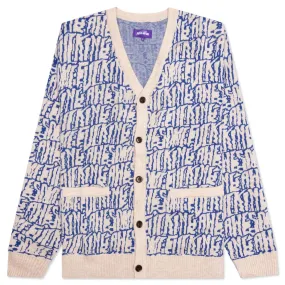 Stretched Stamp Cardigan - Ivory