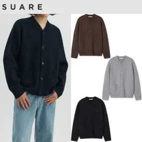 SUARE  |Unisex Street Style Long Sleeves Office Style Elegant Style