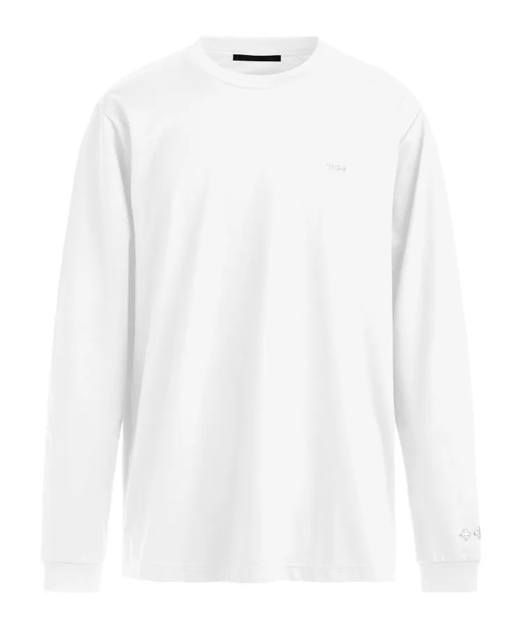 TATRAS  |Unisex U-Neck Long Sleeves Plain Cotton Long Sleeve T-shirt